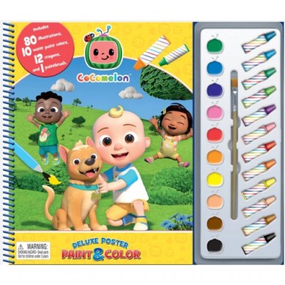 MOONBUG COCOMELON DELUXE POSTER PAINT & COLOR